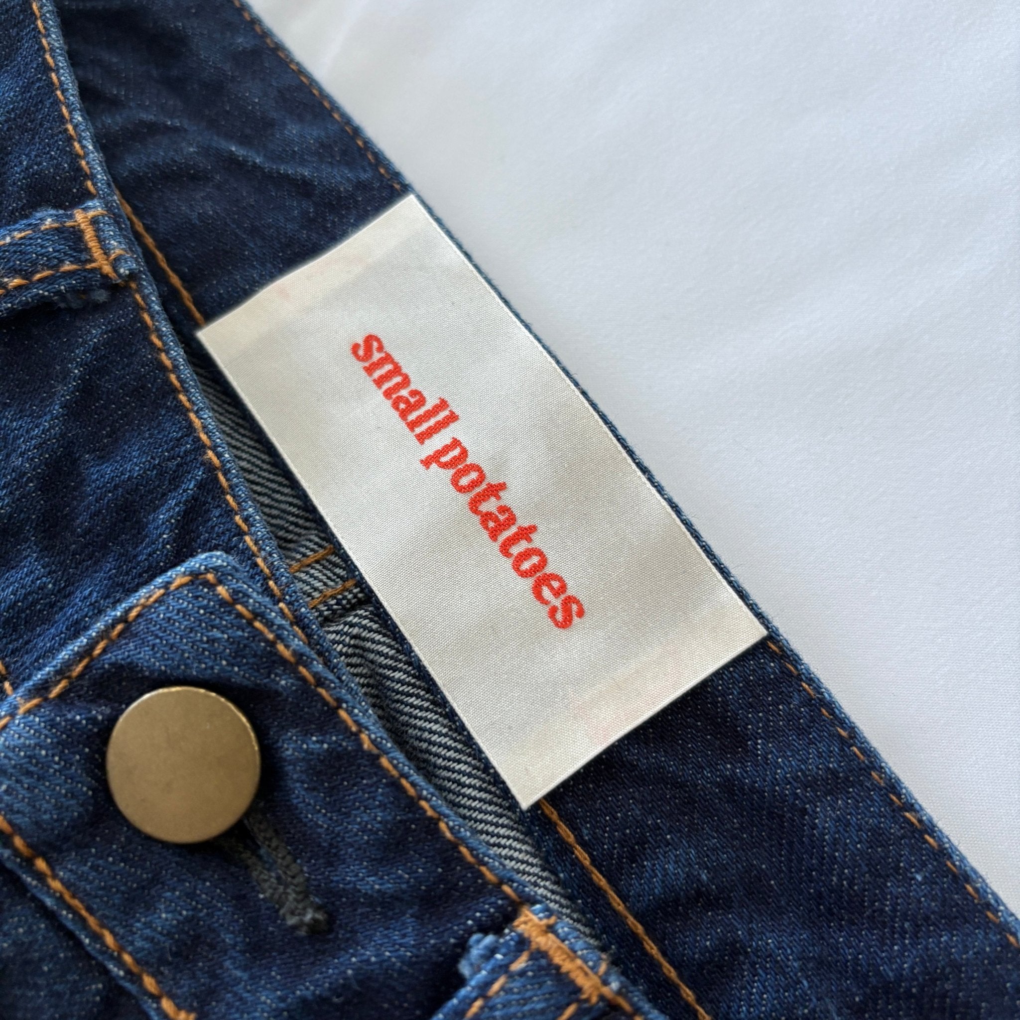 8月上旬予約開始【light blue】wide straight jeans - small potatoes