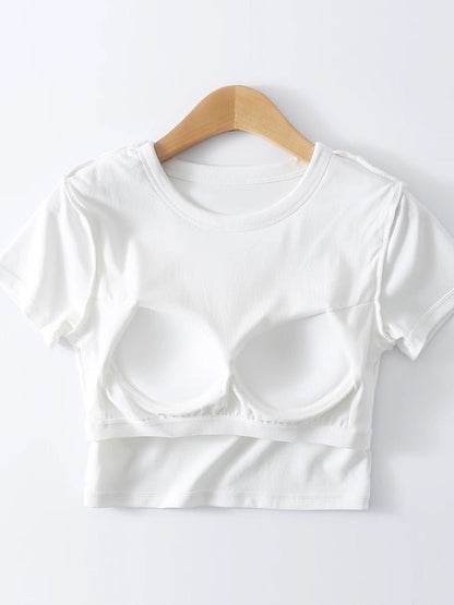 BraTop Short T-Shirt - small potatoes