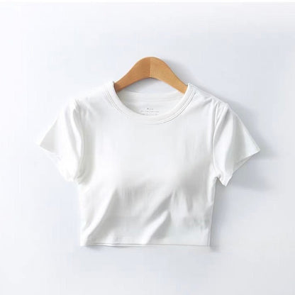 BraTop Short T-Shirt - small potatoes