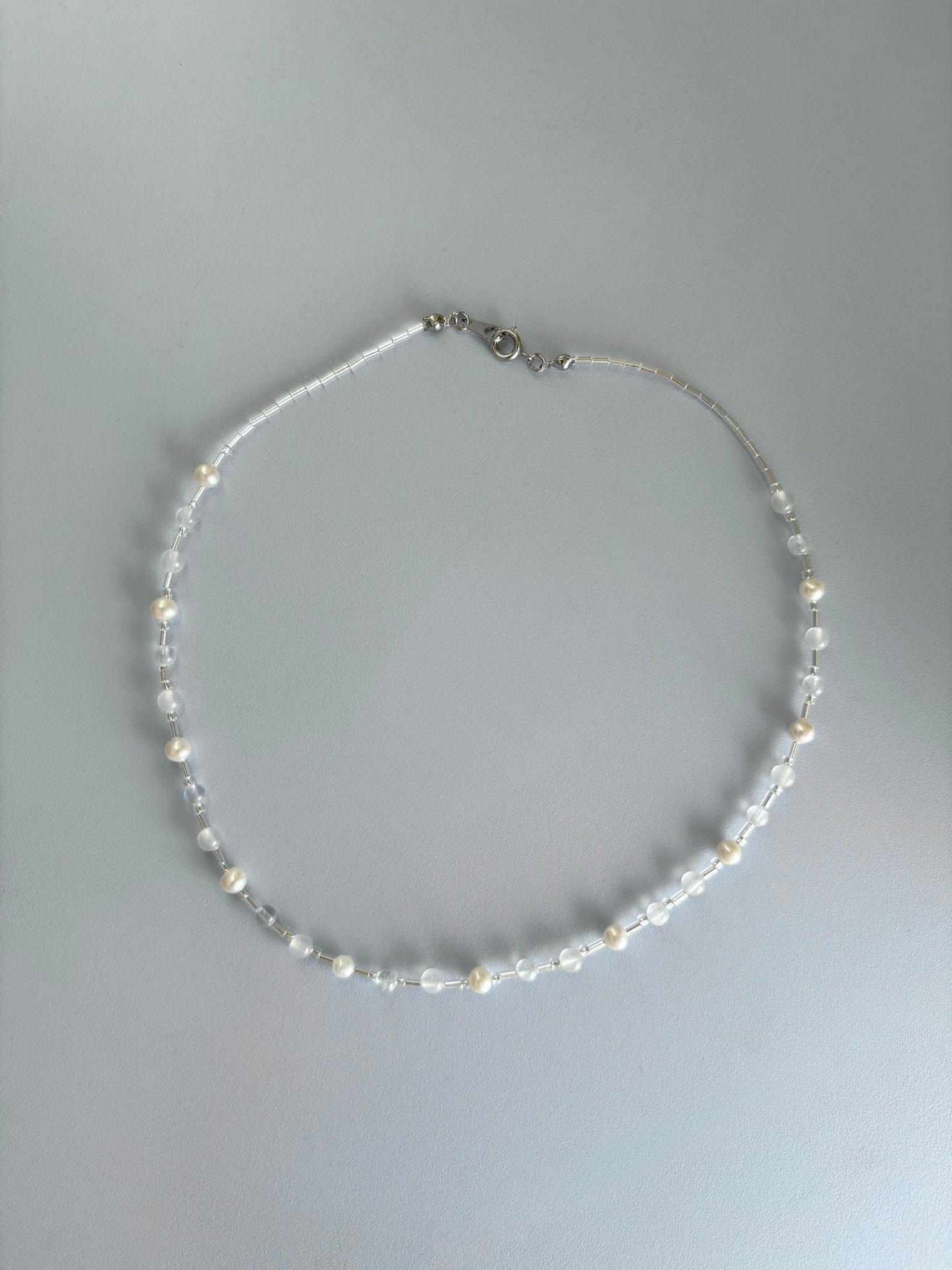 gem necklace - small potatoes