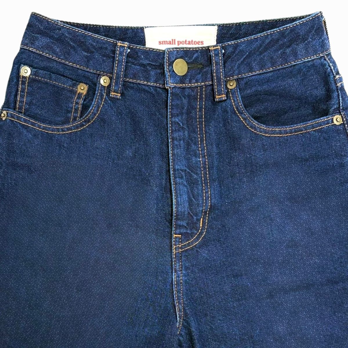 【indigo】wide straight jeans - small potatoes