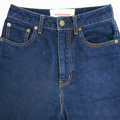 【indigo】wide straight jeans - small potatoes