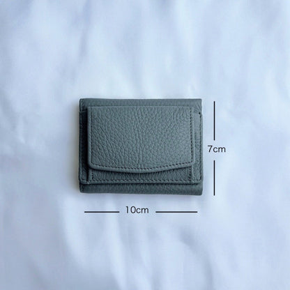 mini wallet - dusty blue - small potatoes