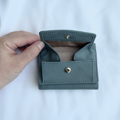 mini wallet - dusty blue - small potatoes