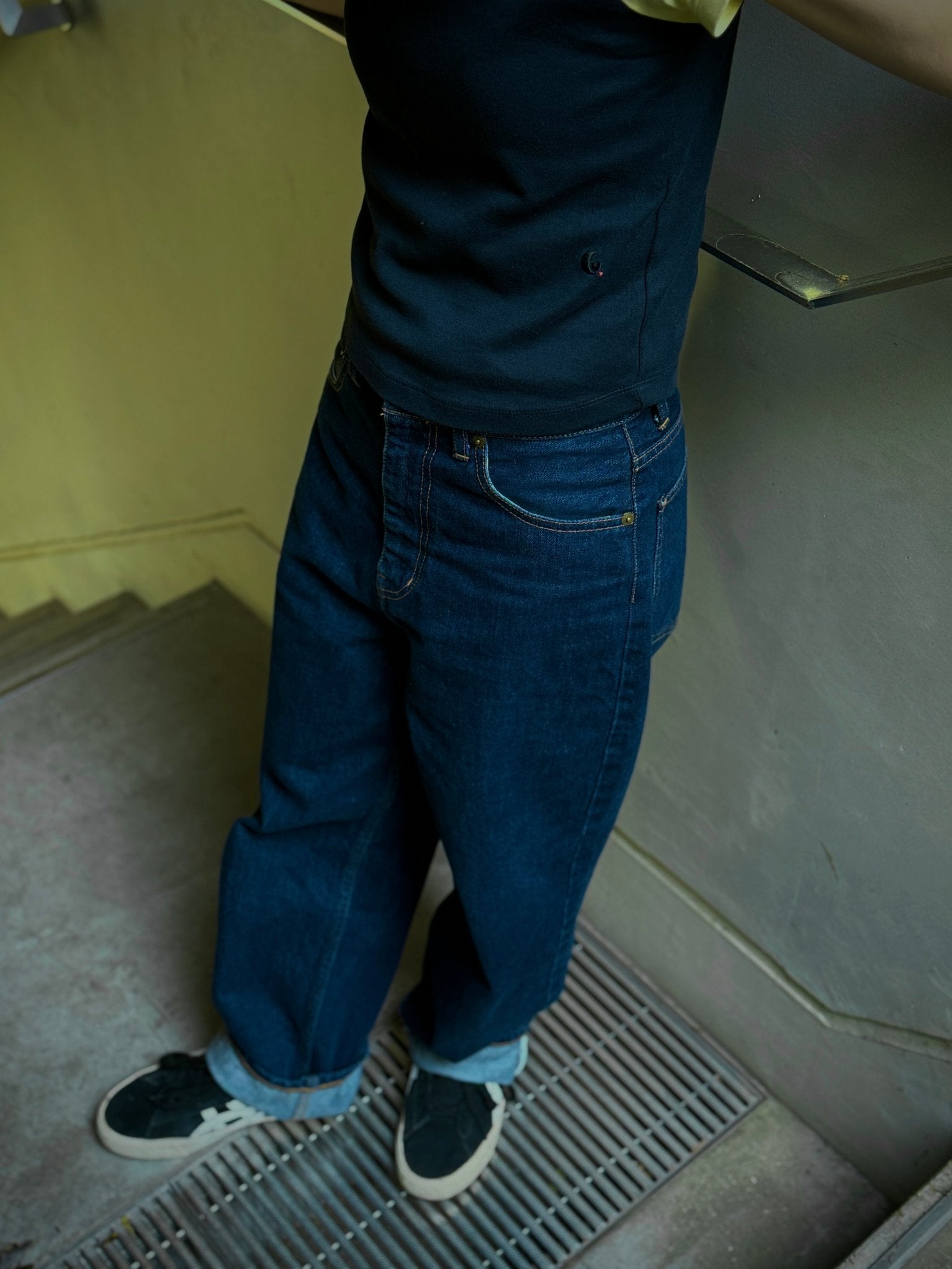 wide straight jeans [6月上旬販売開始予定] - small potatoes