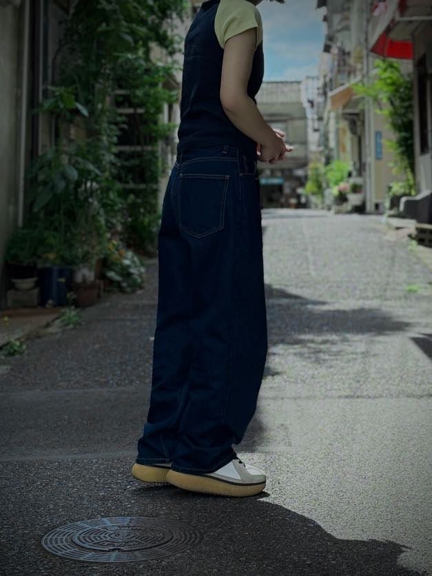 wide straight jeans - small potatoes